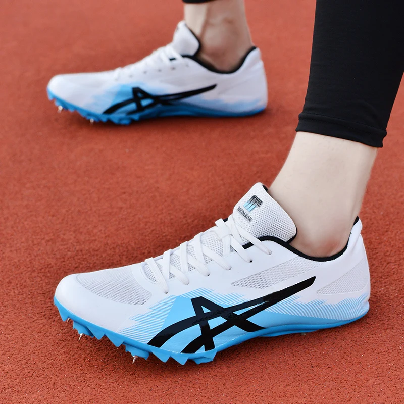 Men Track and Field Shoes Women Spikes Sneakers Athlete Running Training Shoes Lightweight Racing Spike Sport Shoes