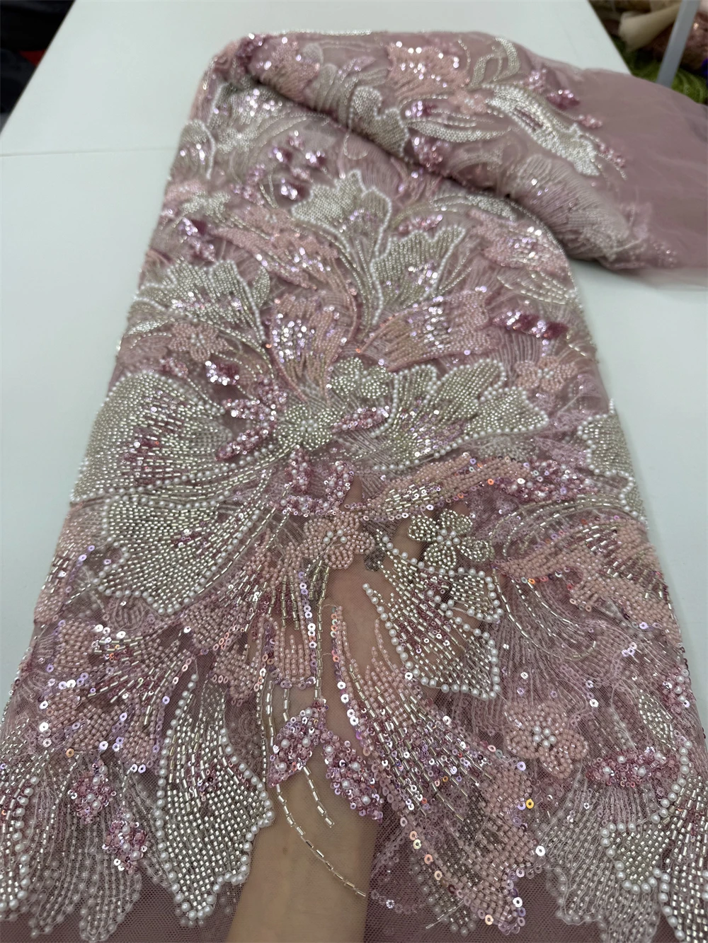 Nigerian Tulle Lace Fabric for Sewing, Wedding Dress, Chiffon Party Guipure, High Quality, Net Cloth, 5Yard, 2025 jy399