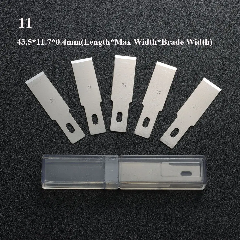 10pcs/set for Mobile Phone Hand Tools Engraving Scalpel Knife Parts PCB Repair Craft Knives 10pcs Blades Cutter