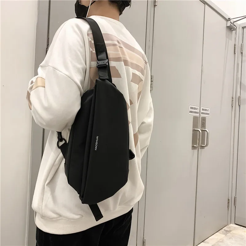 Fashion Men's One Shoulder Crossbody Bag New Simple And Lightweight Multi Functional Chest Bag Running Sports Cycling Bag Women