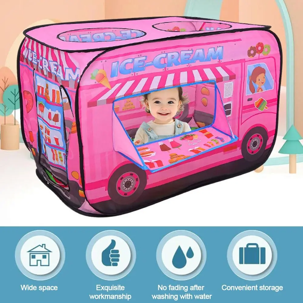 Faltbares Eiszelt für Kinder, Spielzeugzelte mit Tragetasche, Kinderspielzelt, praktisches, robustes Kinderzimmer-Spielhaus