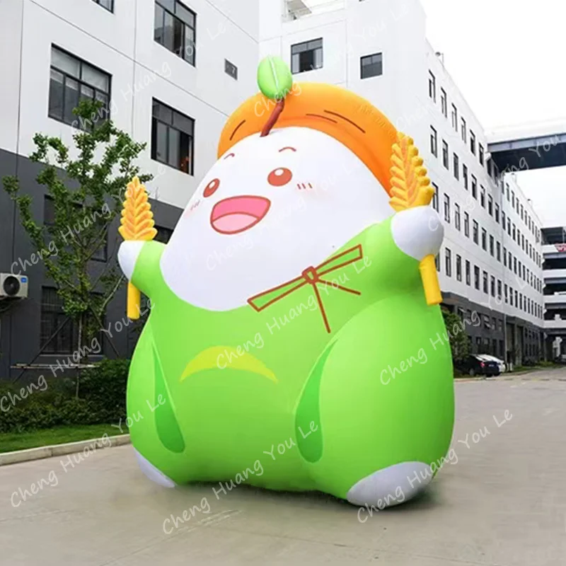 

Tourism development advertising inflatable wheat man farm green vegetable food safe theme activity big fat cartoon wheat man