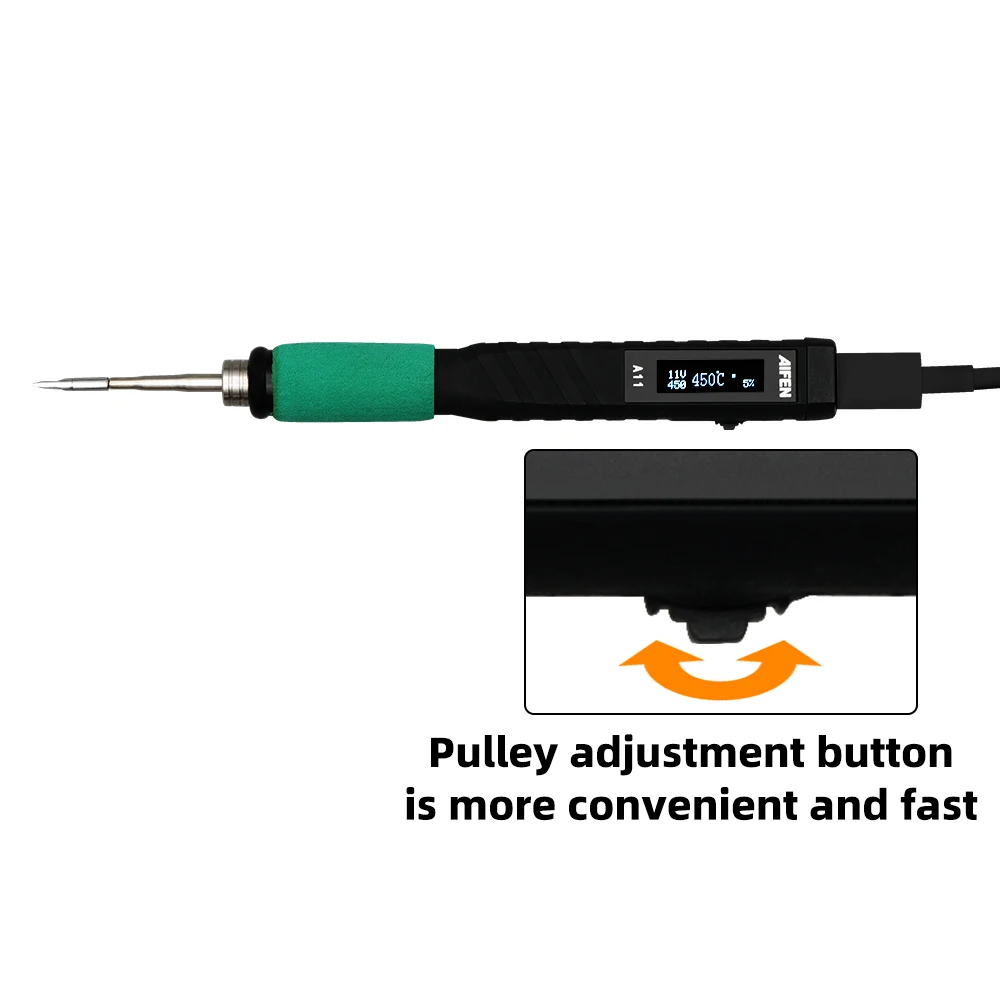 AIFEN A11 Soldering Handle USB Soldering Station Charging Soldering Iron C210 Tips For Phone Repair Wedling Tool