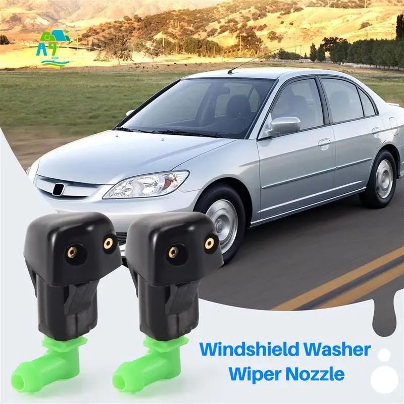 

A09E-1Pair For Honda For Accord 1998 1999 2000 2001 2002 Windshield Washer Wiper Nozzle Sprayer 76810-S84-C02