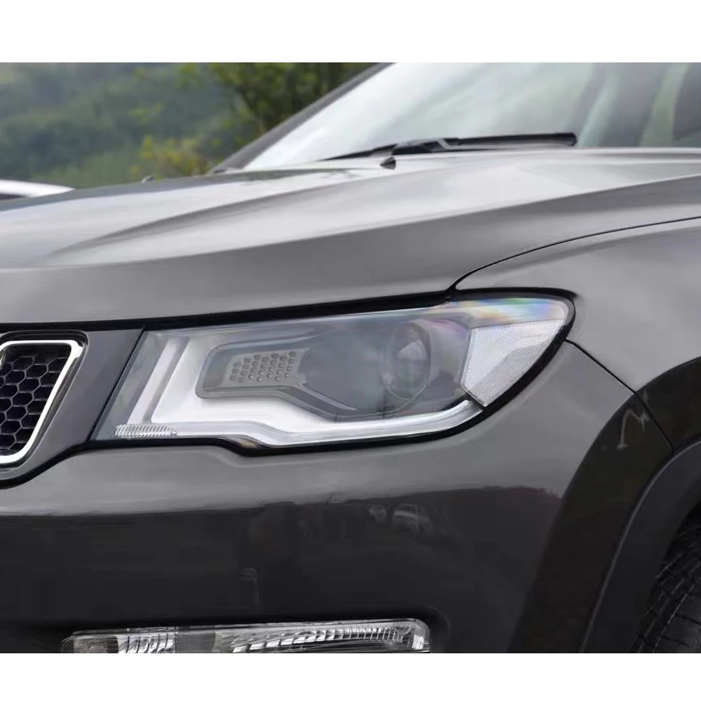 

Car Headlight Cover For Jeep Compass 2017 2018 2019 Left/Right Side Lens Lampshade Headlight Replacement Lens Shell Car Gadgets