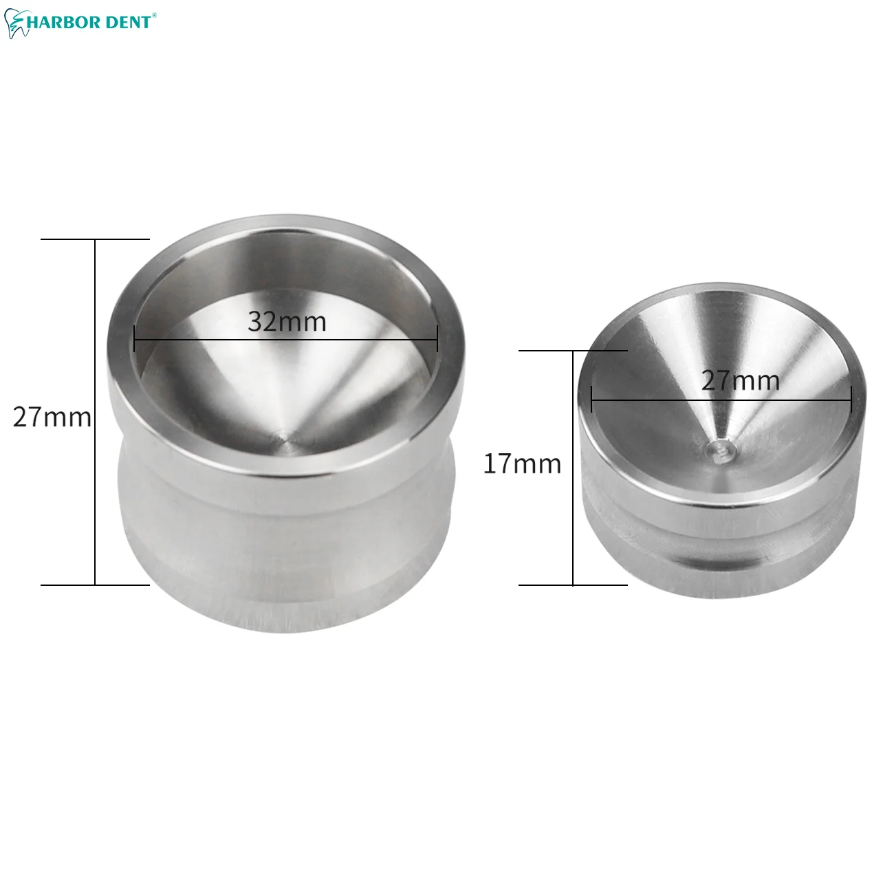 Cuenco mezclador de comida de hueso Dental, instrumento de implante de odontología, taza de polvo de hueso, tazón mezclador de acero inoxidable,