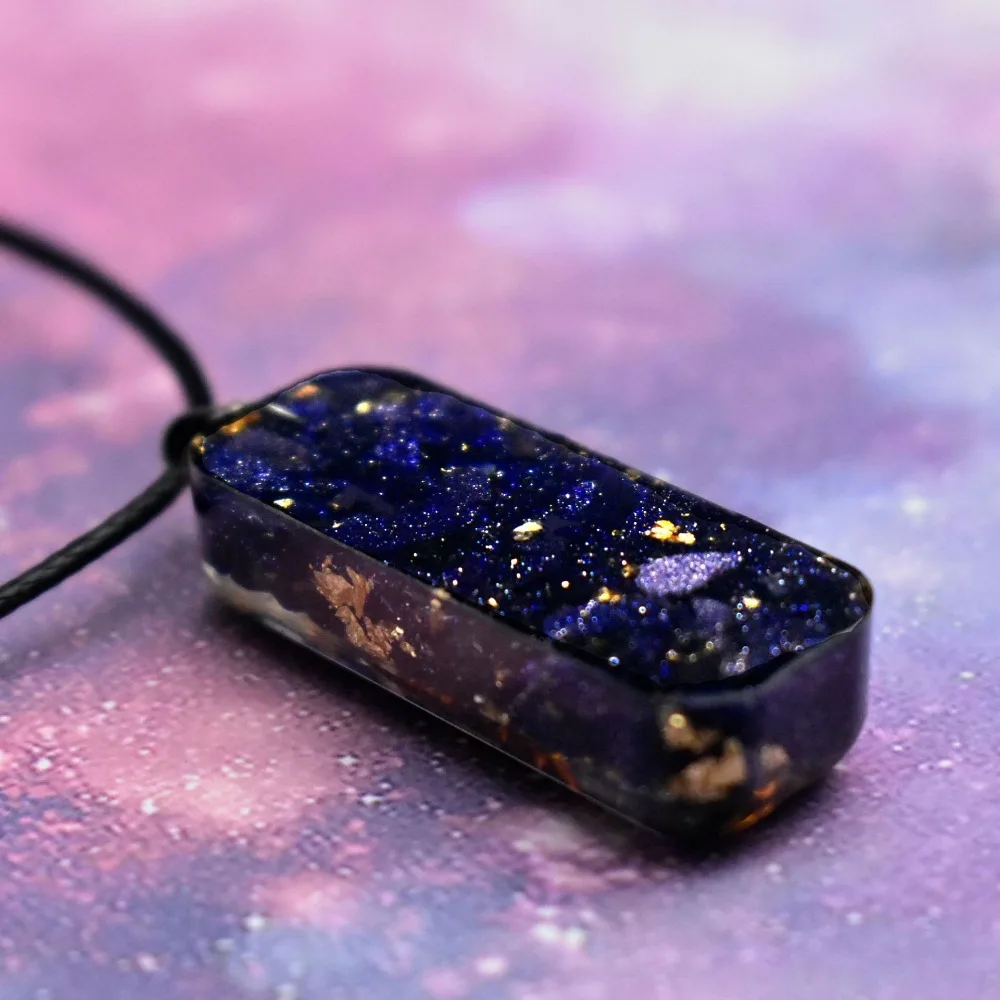 Proteção orgonite pingente preto turmalina colar orgone energia chakra cura cristais alívio do estresse tubo pingentes jóias
