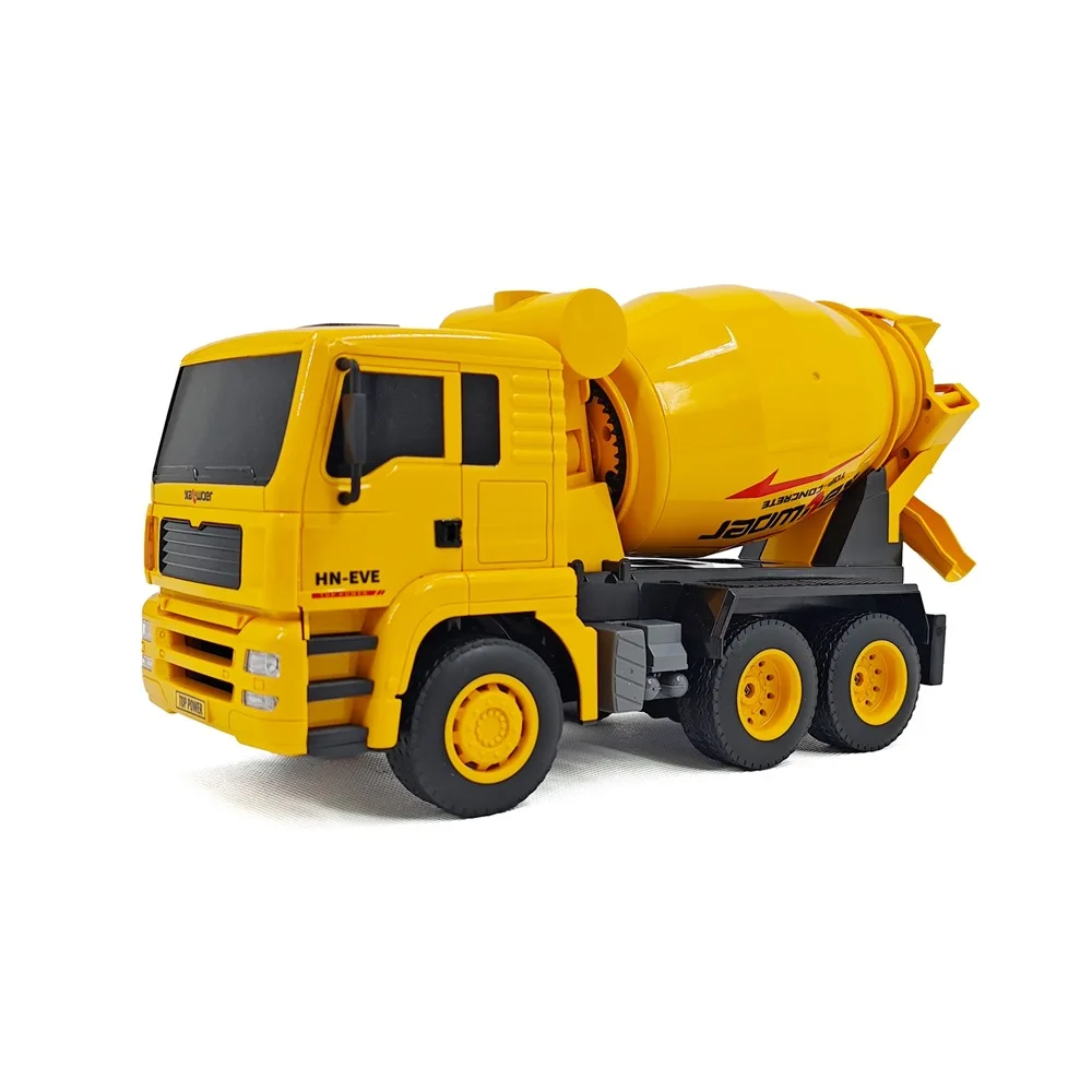 1:18 مقياس ستة قنوات لعبة التحكم عن بعد شاحنة الأطفال نموذج هندسة النقل محاكاة هدية عيد ميلاد RC سيارة #3