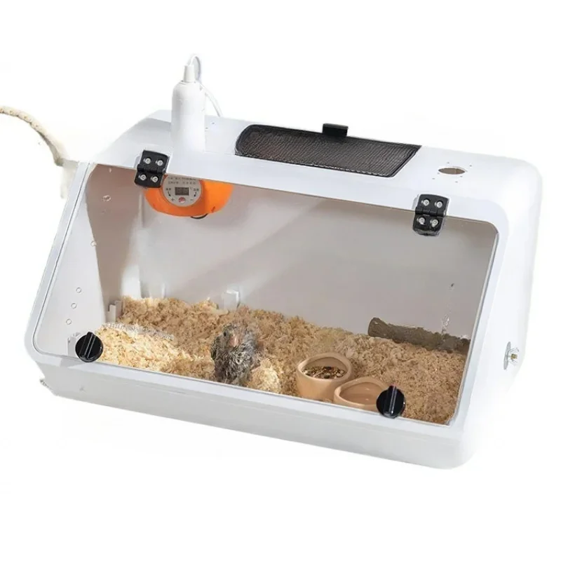 Precision Temperature Parrot Brooder: Safe Warmth Cockatiels, Budgerigars, And Other Birds - Essential For Winter Care