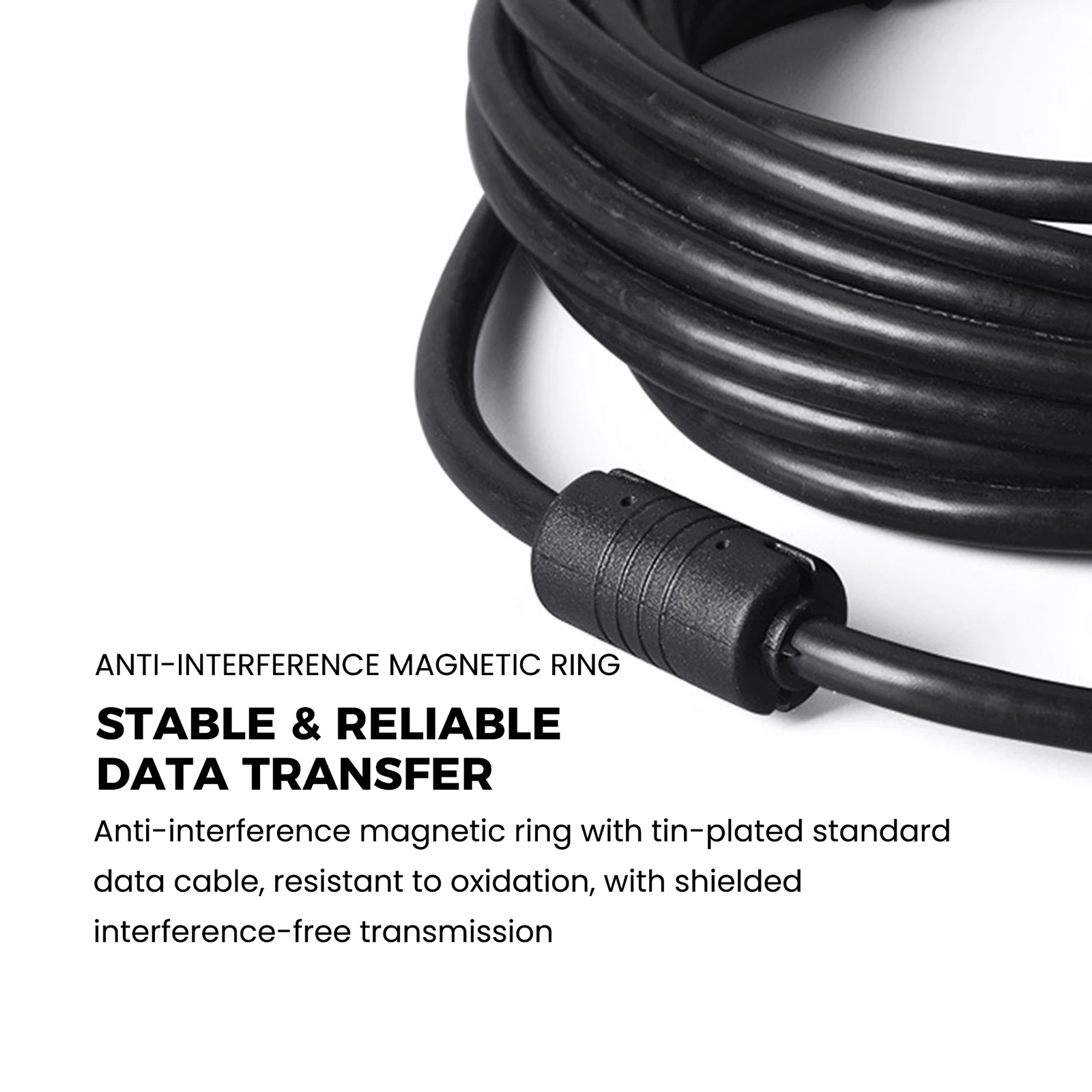Szybki przedłużacz USB 2.0 o długości 5M 10M 12M 15M 20M 25M 30M Kabel USB B do transmisji danych Skaner drukarki z kablem wzmacniacza sygnału — zdjęcie produktu 5