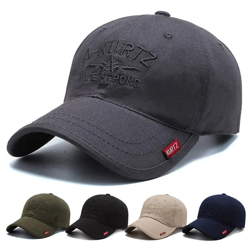 Four Seasons for AKURTZ Baseball Cap Men Women Sunshade Embroidery Hat Casual Adjustable Outdoor Sport Running Gift Cotton Adult