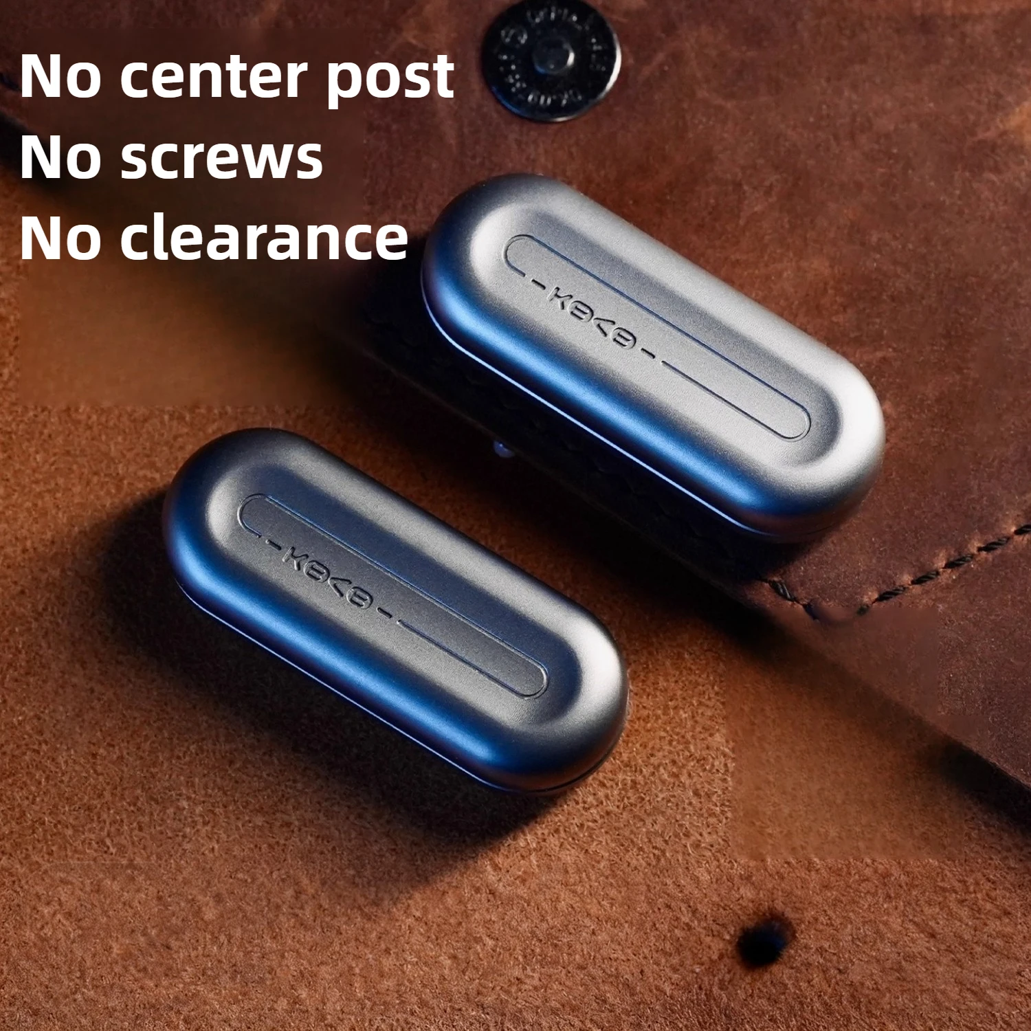 

KOVOEDC Floating Cloud Magnetic Mechanical Stainless Steel Fingertip Push Card Desktop Decompression Toy