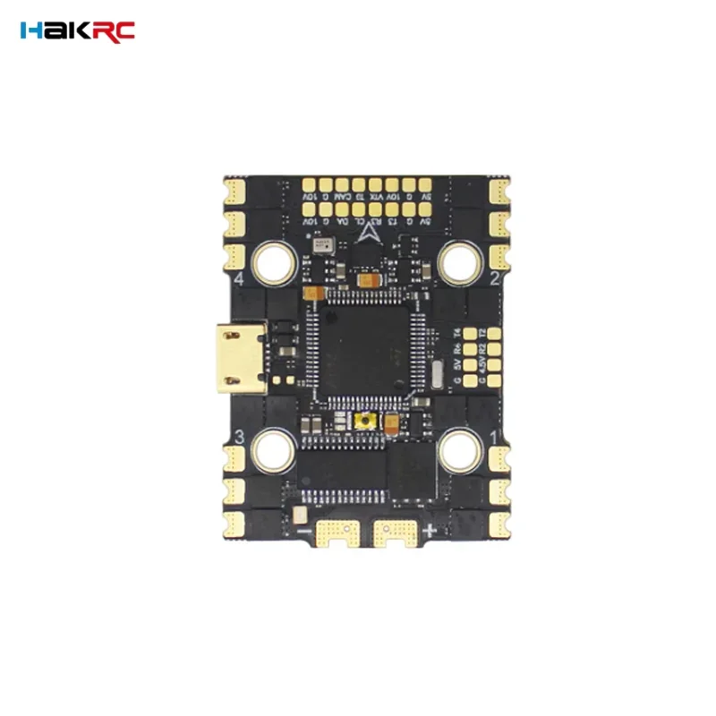 

HAKRC F7220D F722 AIO F7 Flight Controller 32Bit 40A/50A 4in1 ESC 2-6S with Double BEC OSD for RC FPV Toothpick Cinewhoop Drone