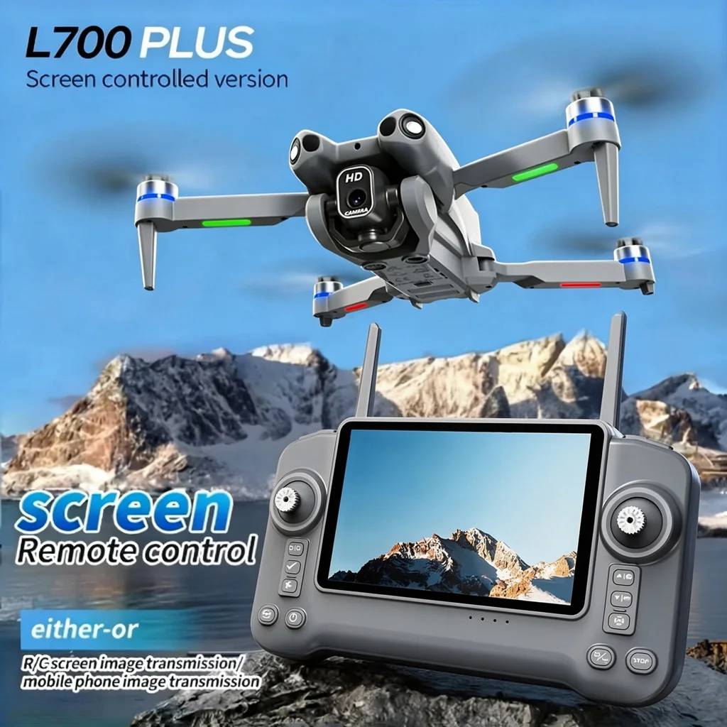 L700 PRO / PRO MAX GPS Drone 4K Professional 3-Axis HD Dual Cameras Security UAV Obstacle Avoidance Brushless 5G WIFI Quadcopter