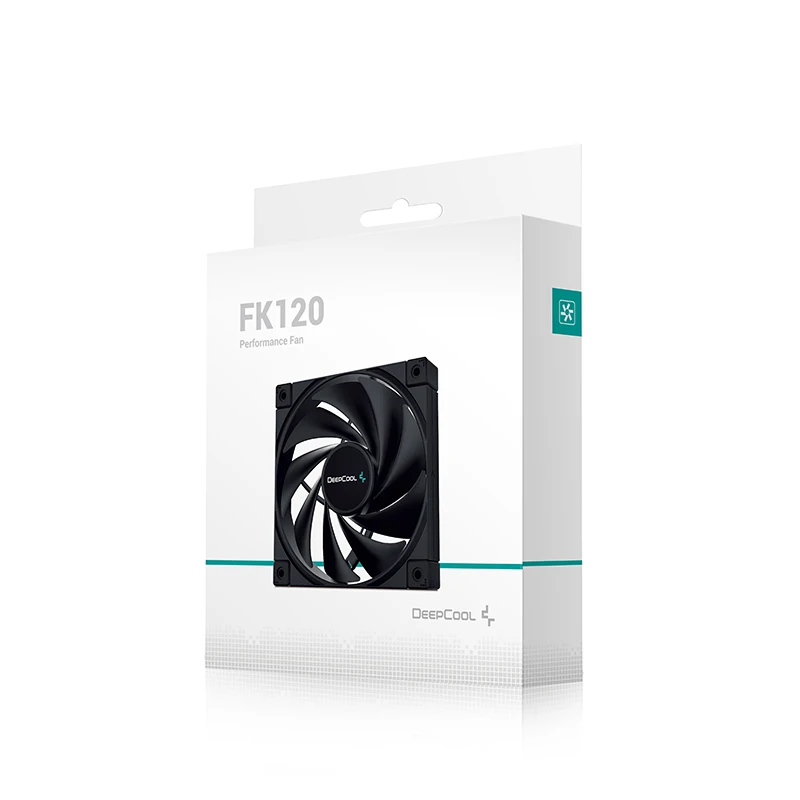 DEEPCOOL FK120 PC Computer Case Fan 120mm 4pin PWM 500-1850RPM Fan 12cm FDB Bearing Shock absorbing and Silent CPU Cooler Fan