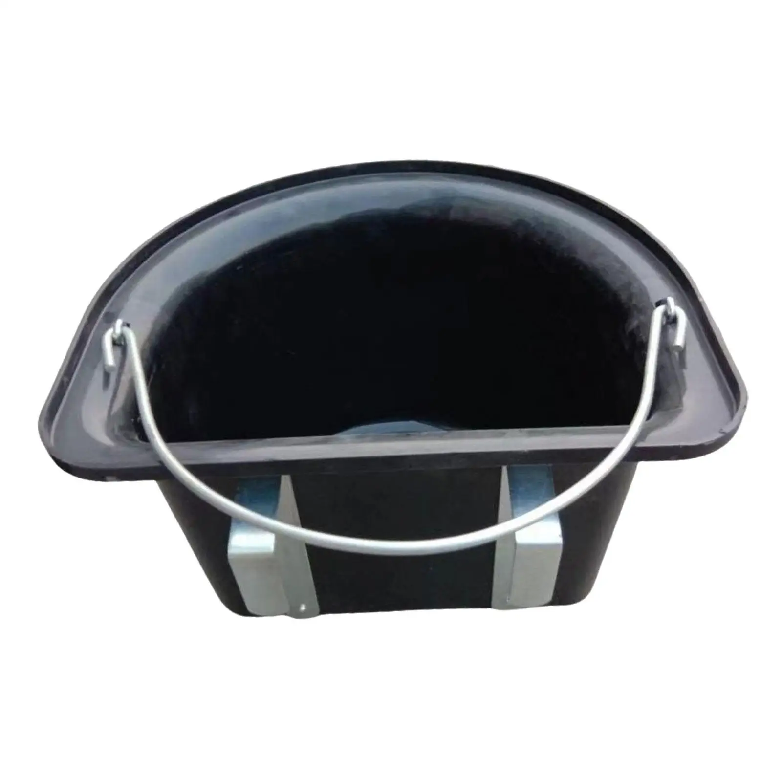 Comedero para caballos, cuenco de alimentación para animales de granja, conveniente para comer, comedero para cabras, puestos de granja, accesorios para cabras, vacas, 15,35x13,78x10,04 pulgadas