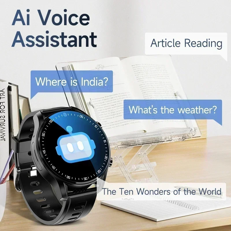 

4G Android dual camera video call SIM card smartwatch 128GB with WiFi GPS waterproof function Google Play Store