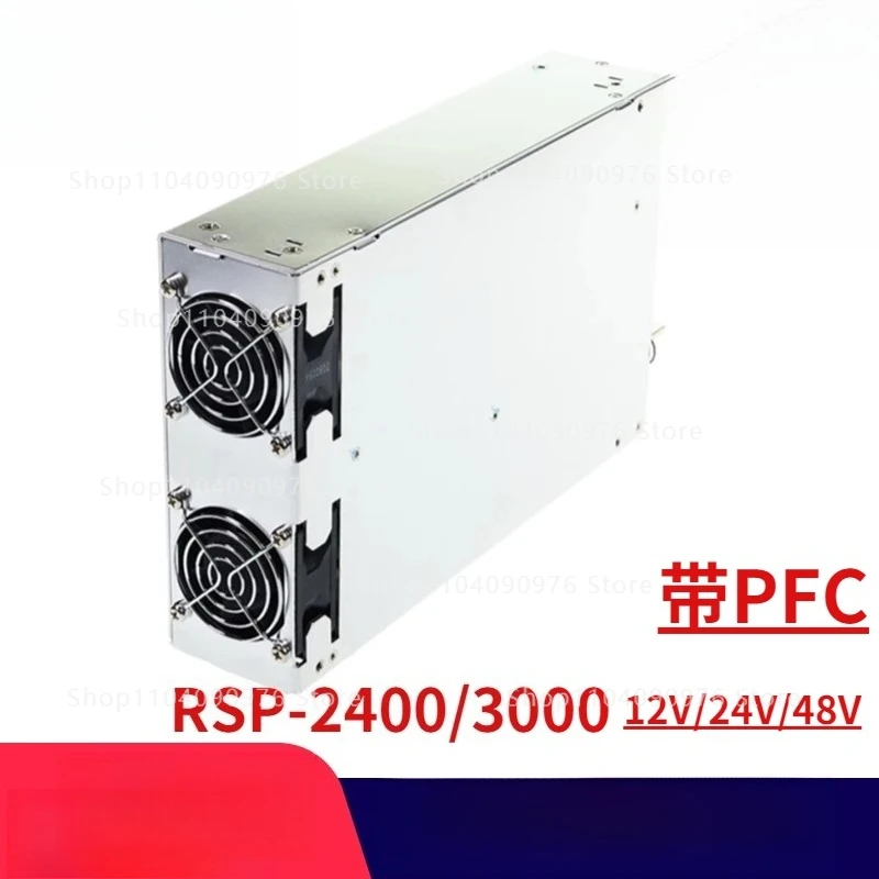 

Высокомощный импульсный источник питания RSP 2400/3000 Вт, 12/24/48 В постоянного тока с PFC, возможностью параллельного подключения.