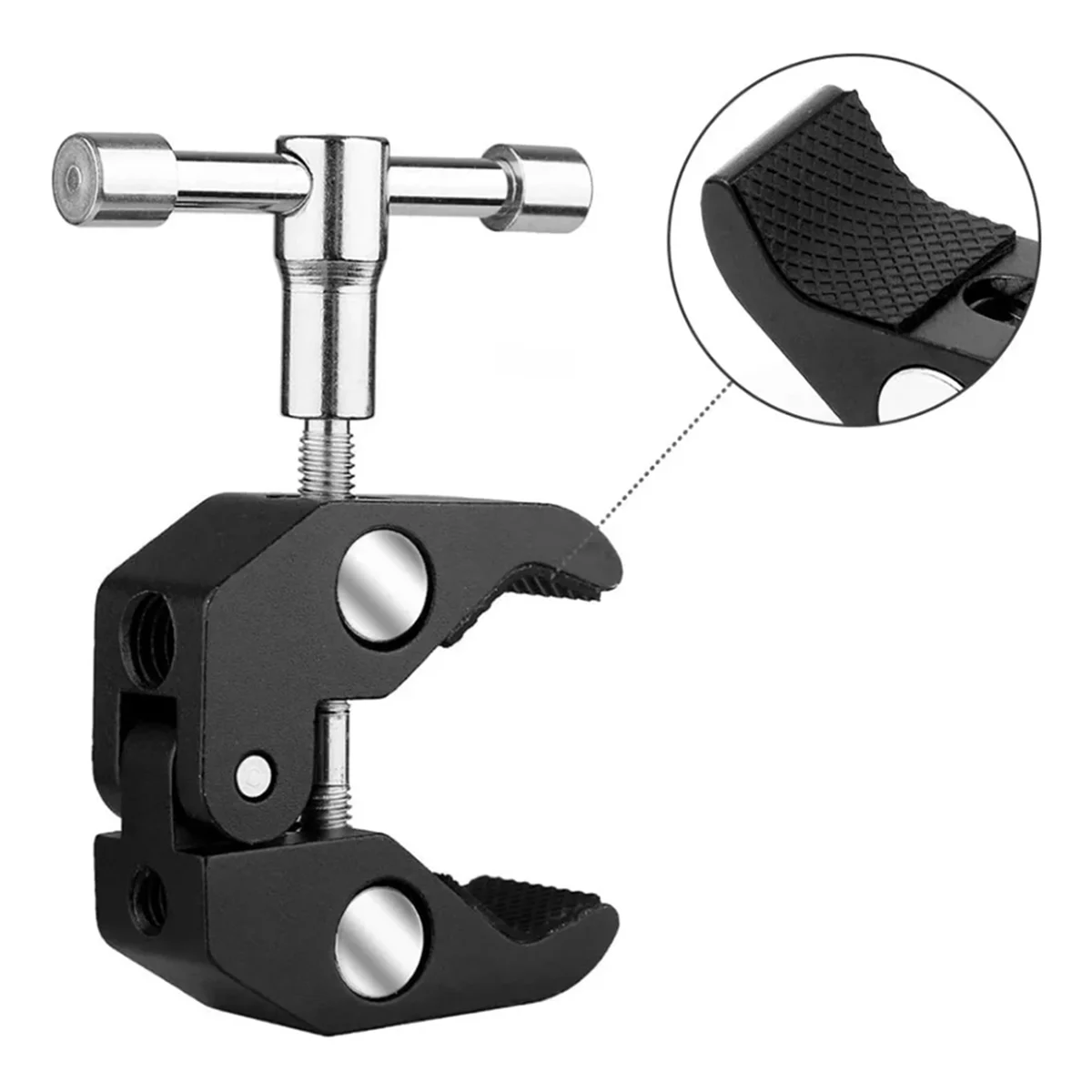 Súper Abrazadera con 360 °   Mini abrazadera de liberación rápida con cabeza de bola, soporte para trípode, Clip de tornillo 1/4 para cámara DSLR