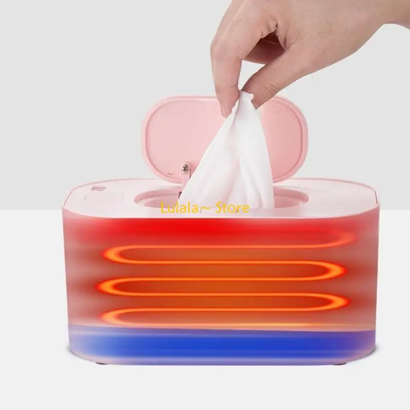 Y4QA Baby Wipe Warmer Wipe Heater Cases سعة كبيرة موزع مناديل مبللة