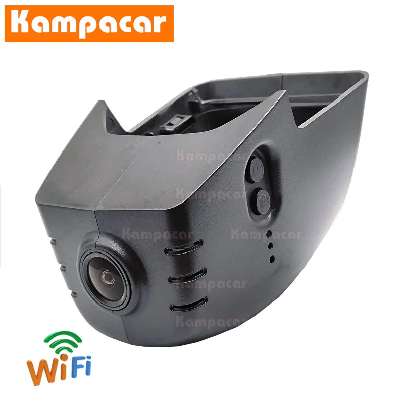 Kampacar VW23-1K 1080P واي فاي داش كام جهاز تسجيل فيديو رقمي للسيارات كاميرا ل Volkswagen 76.5 مللي متر VW Lamando الطبعة العلوية 2018-2024 10% سيارات داشكام