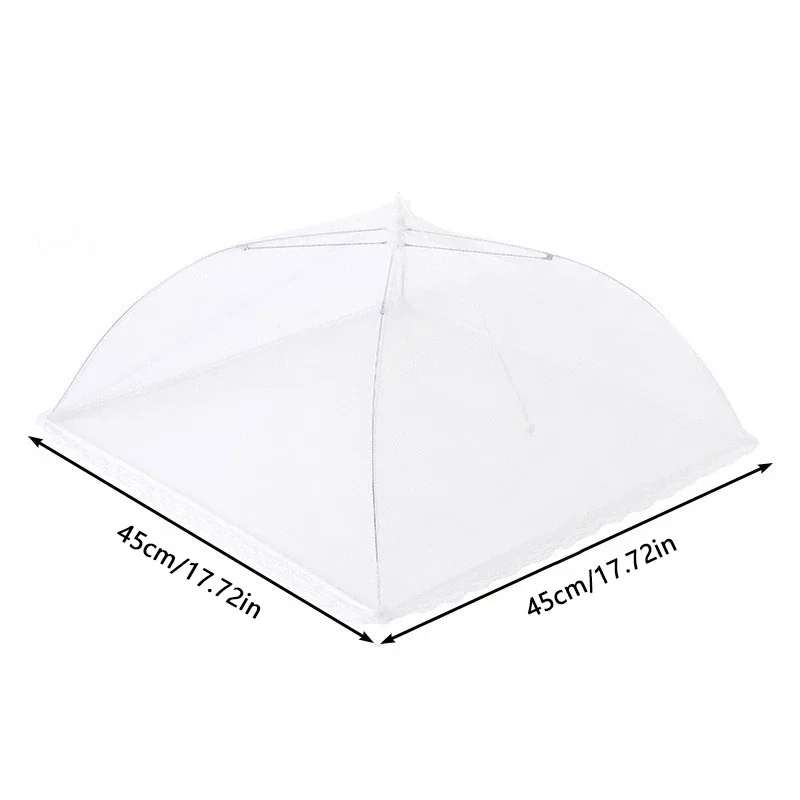 New Food Cover Mesh Folding Washable Flies Tables Cover Insect Proof Protective Dish Covers Home Kitchen Storage Accessaries2025