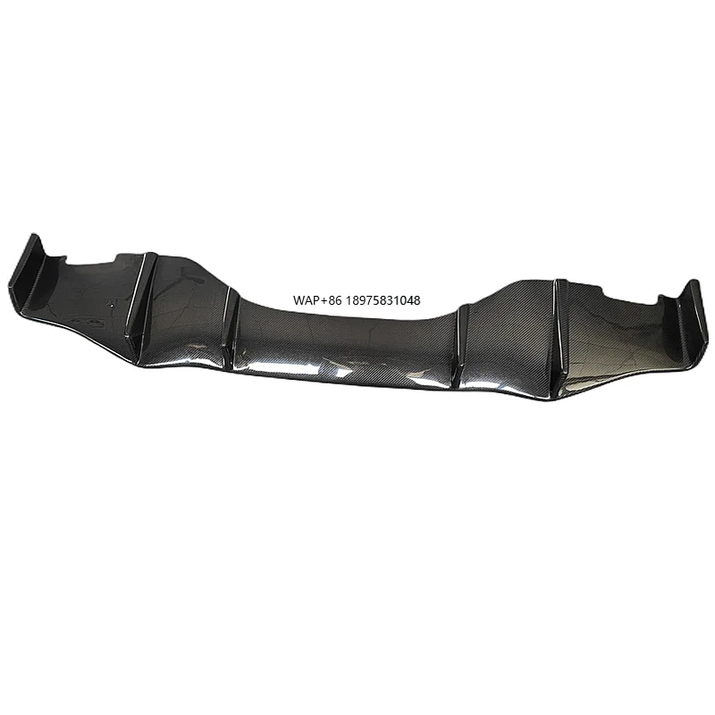 

New Carbon Fiber Rear Diffuser Spoiler Retrofit Rear Bumper Lip Car Body Kit for LP610-4 Coupe