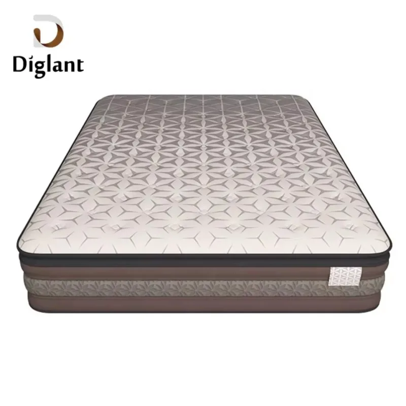 D52  Hotel Bedroom Furniture Bed Size Latex Queen Spring Custom Single Double Mattress Factory Direct Manufacturer