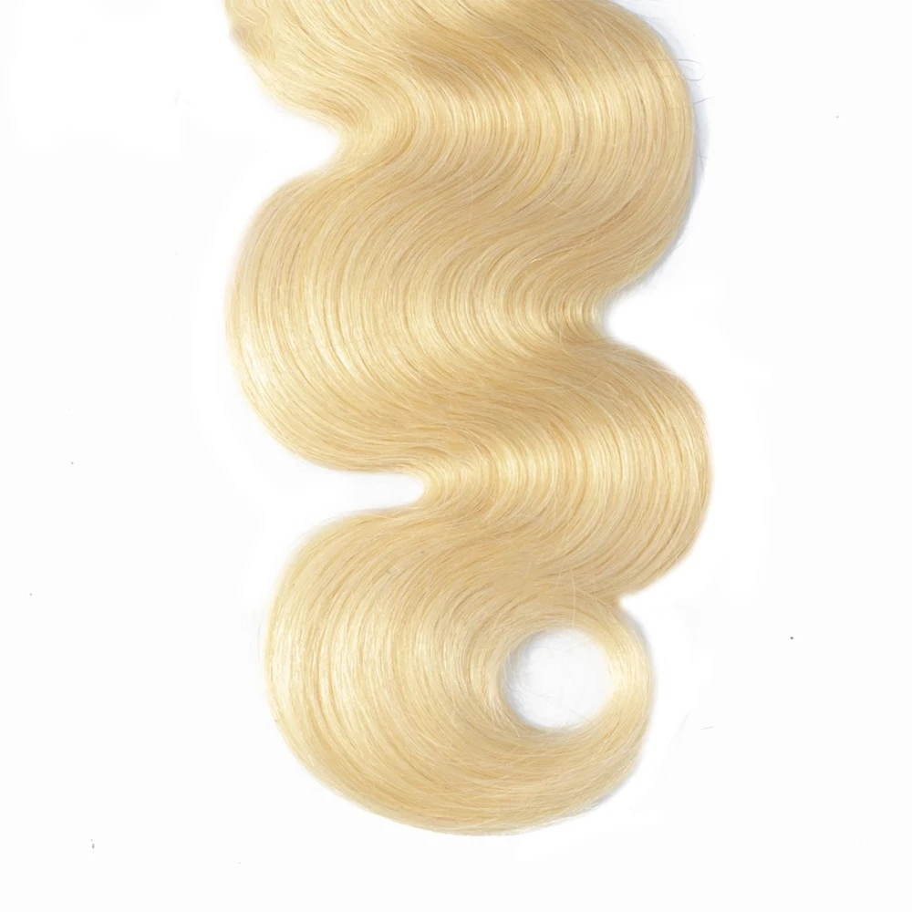 613 Blonde Lace Frontal Body Wave 13x4 Transparent Brazilian Human Hair Frontals Swiss Lace Pre Plucked Ear to Ear Lace Frontal