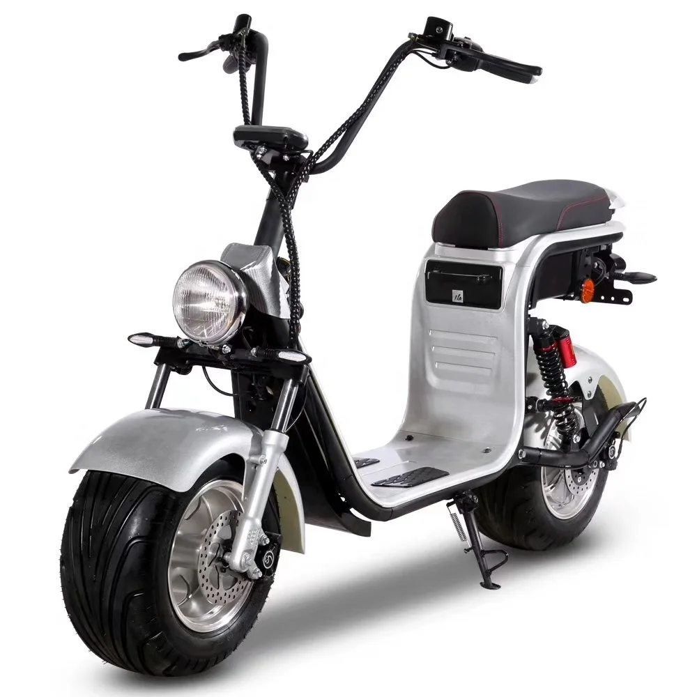 

2000w two 60V 12ah/20ah portable removable battery aluminium wheel citycoco scooter electric/electric motorcycle scooter