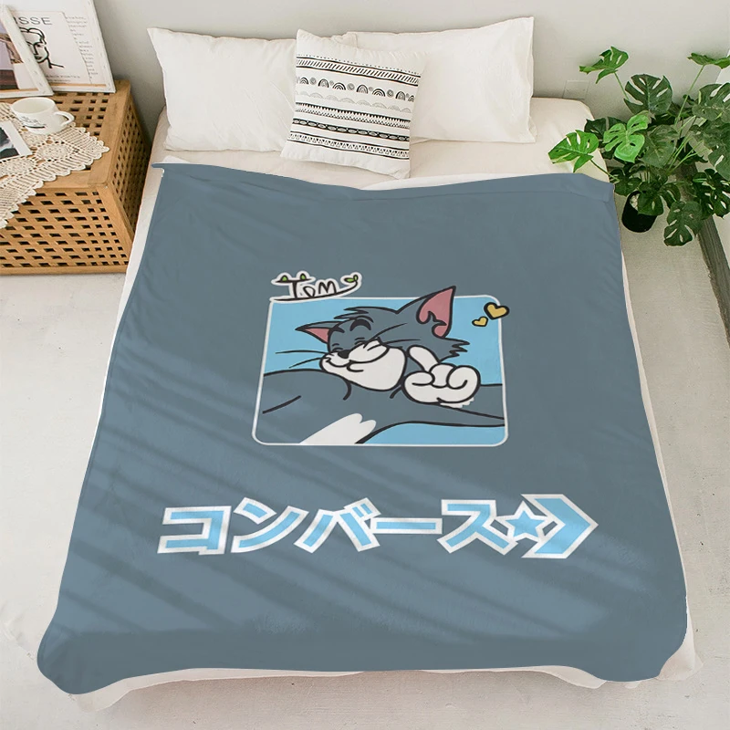 Winter Blankets S-Toms Anime Blanket Decorative Sofa Blanket Microfiber Bedding Fluffy Soft Blankets Knee Bed Fleece Camping Nap