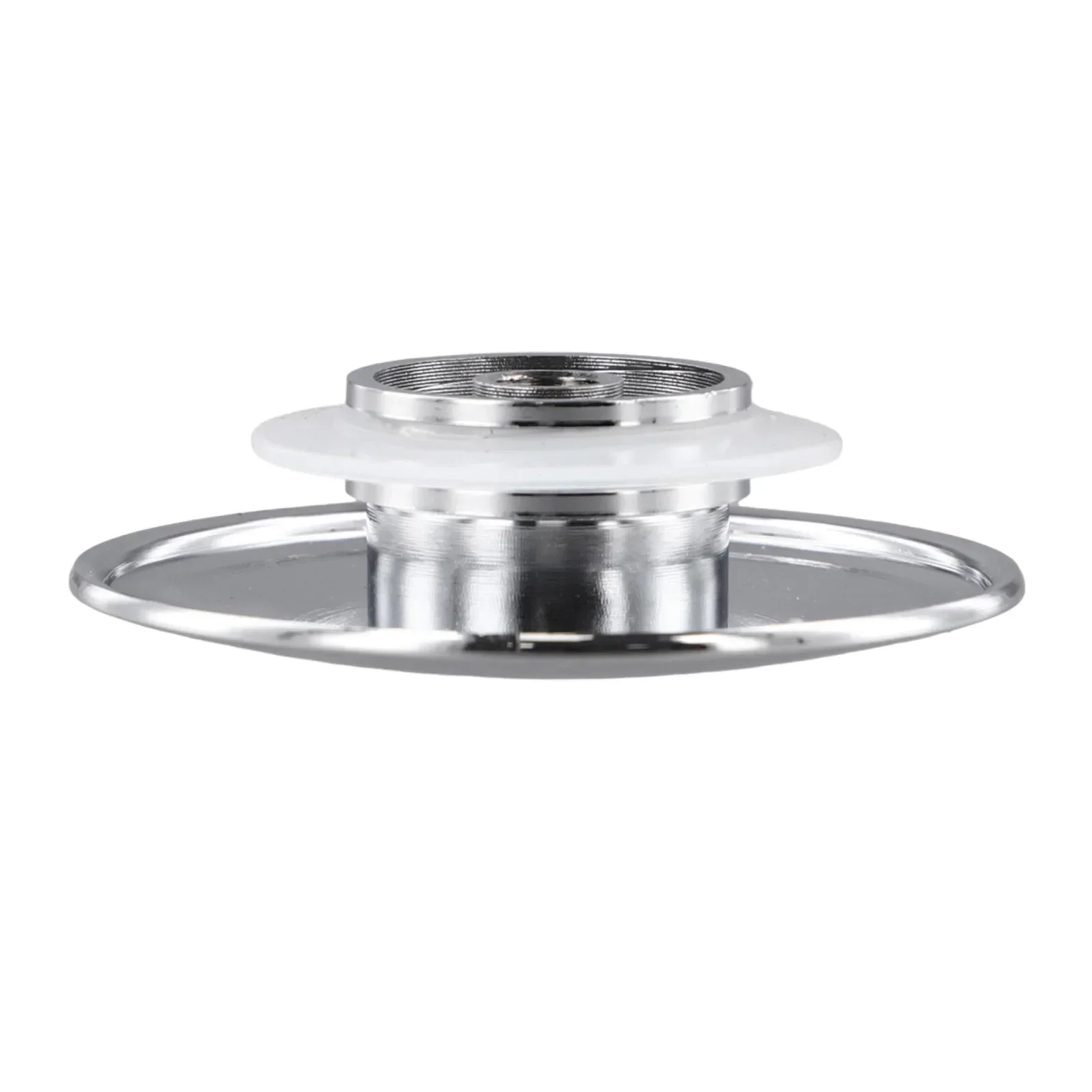 Lavabo avec bouton poussoir, chrome argenté, évier escamotable, 1 bouchon de bouchon, 1 claque de clic de remplacement, nettoyeur de proximité d'évier, 1 pièce, 66mm