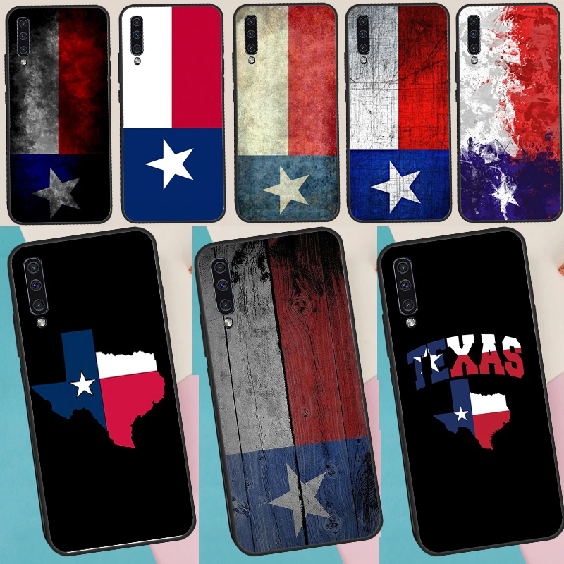 Texas Flag Case For Samsung Galaxy A16 A06 A17 A56 A36 A26 A13 A33 A53 A15 A35 A55 A34 A54 A12 A32 A52