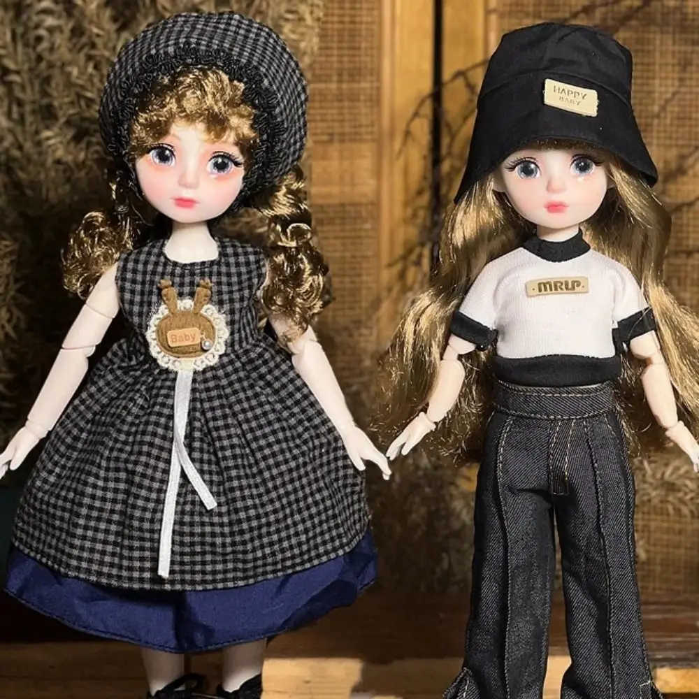 

1 Set 1/6 SD 30cm Bjd Doll with Clothes Attractive Eyes with Wig Make Up Princess Dress Up BJD Dolls Long Hair Elegant