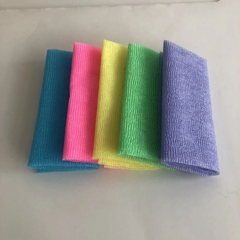 1Pcs Bath Skin cloth exfoliating wash cloth japanese body wash towel nylon bath towel skin polishing towel