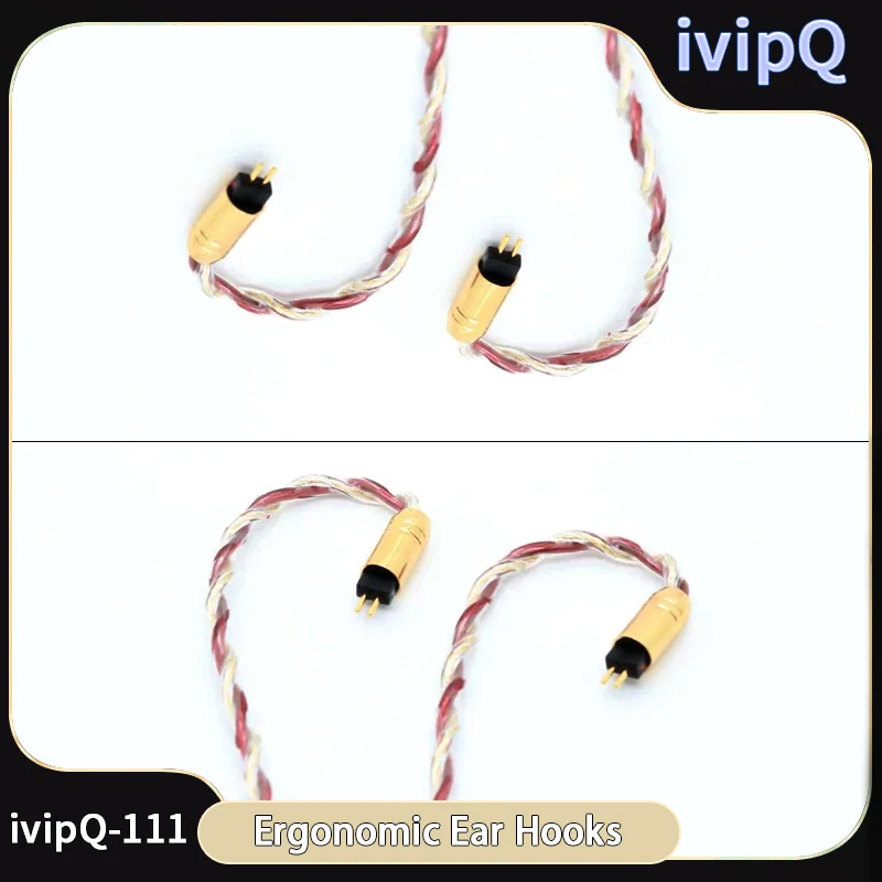 ivipQ Flagship Wire 4 Core Earphone Upgrade Cord With 2.5mm/3.5mm/4.4mm MMCX/2PIN 0.78/QDC/N5005 For Lofty Topguy NX7 MK3 IE900