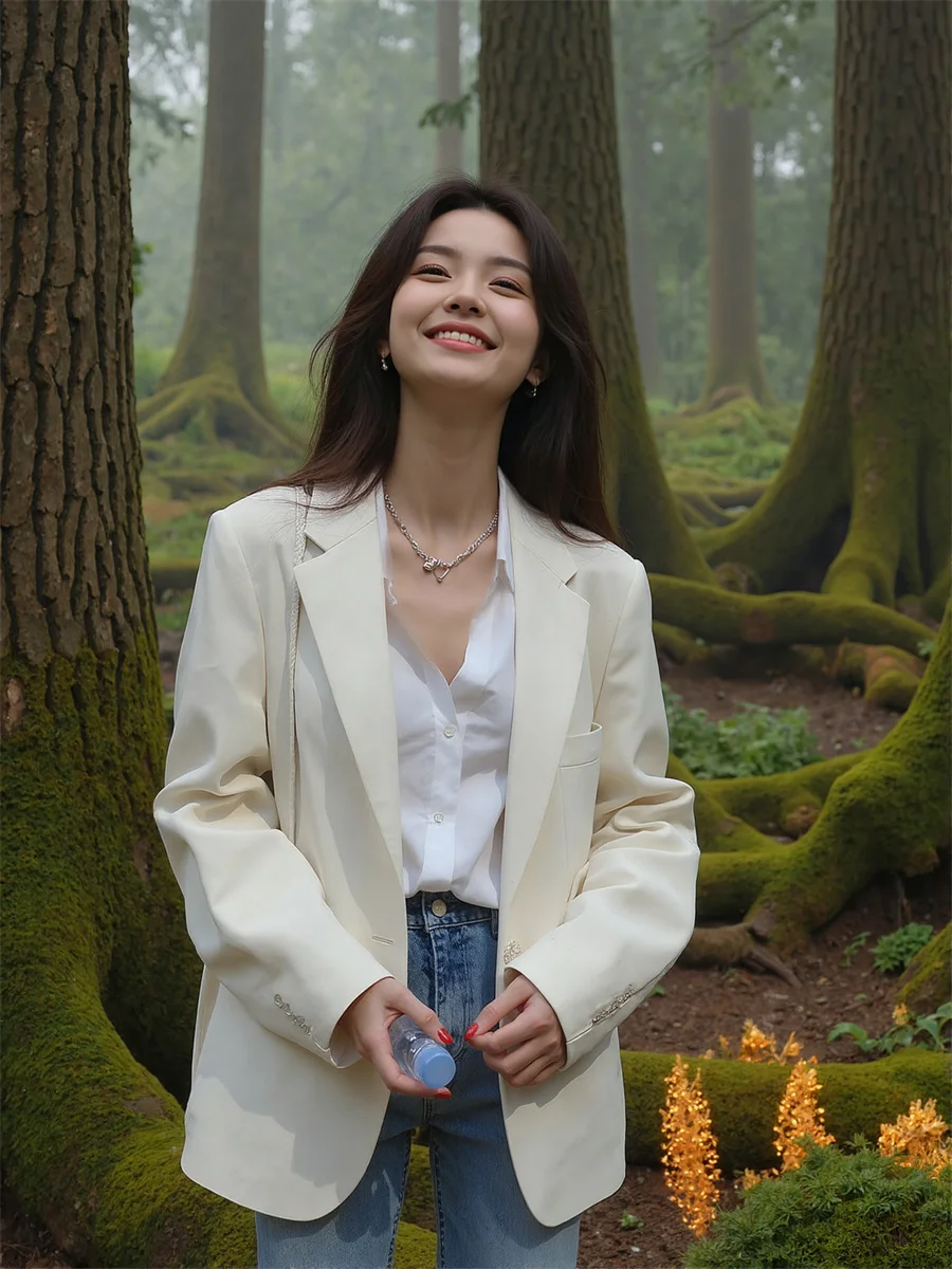 Blazer Damesjassen Zwart Wit Zak Chic Trendy Tops Formeel Zakelijk Revers Jassen Los Uitloper Ol Woon-werkverkeer Ontwerp Plus