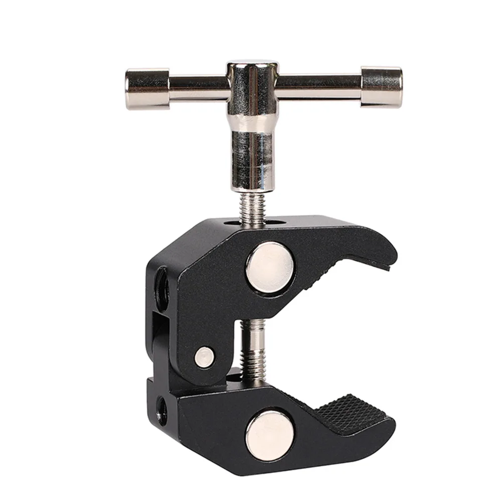 Multi-Functional Crab Clamp Clip Anti Slip Adjustable Photography Equipment Accessories for Monitor LED Light Camera Bracket