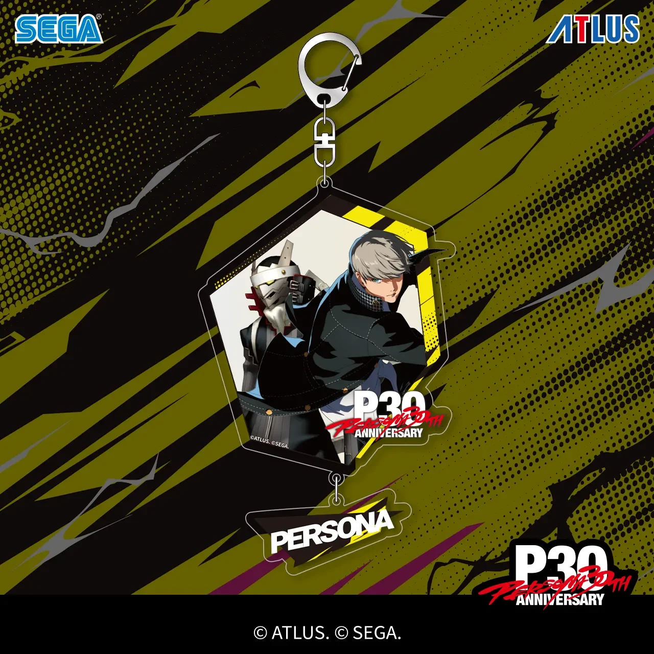 Original Persona 30th Anniversary Mirror Acrylic Keychain Birthday Gift Anime Peripheral Ornament Acg Goods Collect Toy Gift view 6