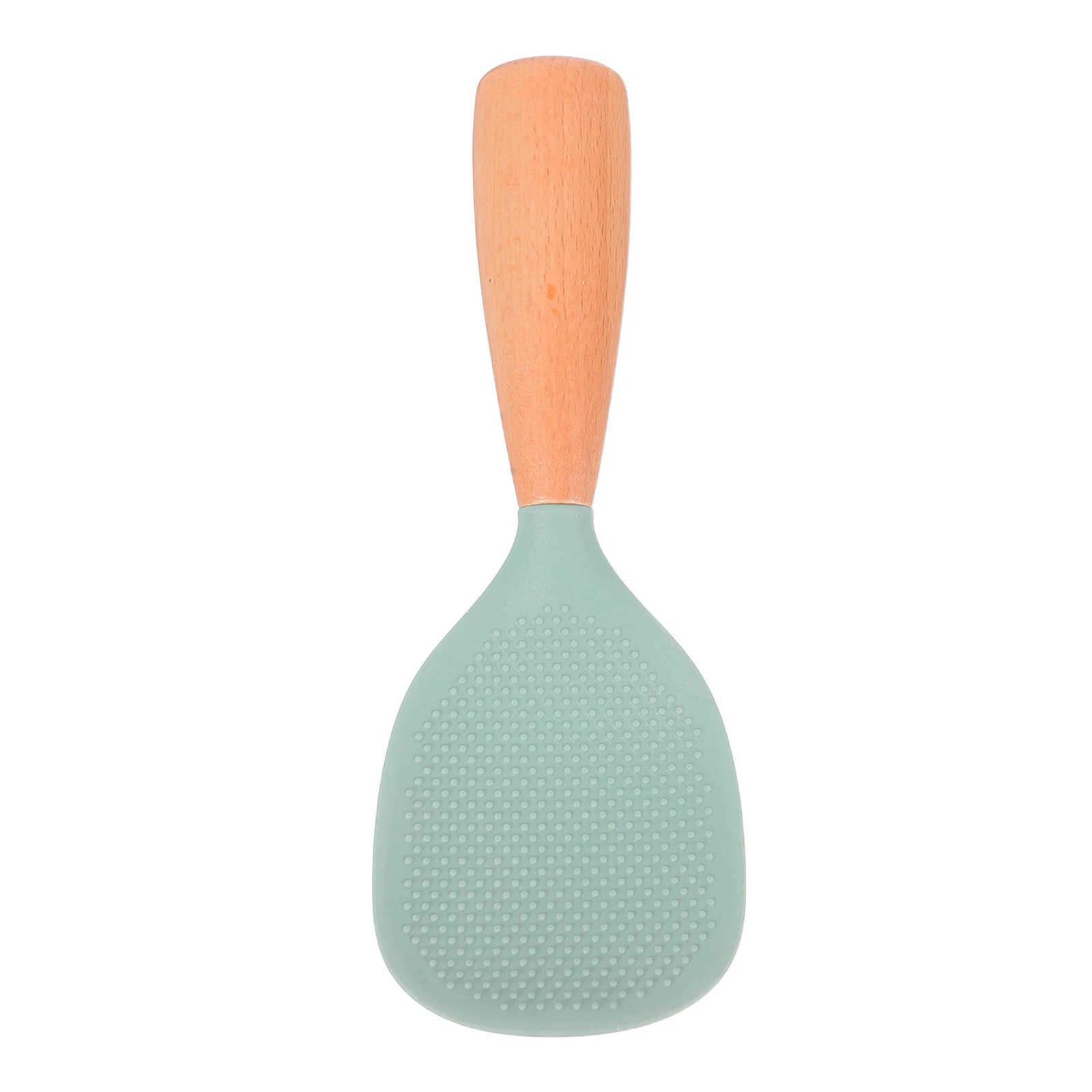 

Silicone Rice Spoon Heat Resistant Non Slip Paddle Spatula Kitchen Accessories Reusable Safe Scooper Transparent Orange