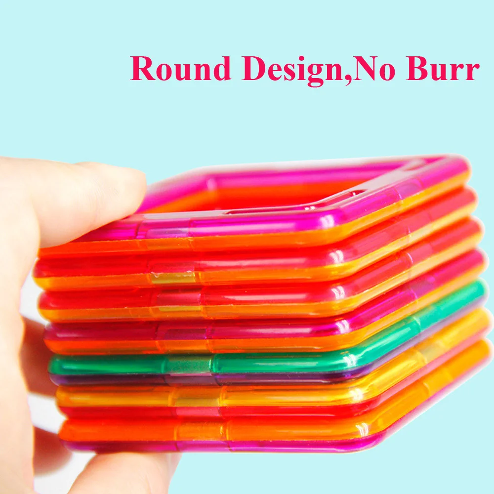 Dzieci DIY magnesy klocki budowlane zabawki architekt tworzenie Puzzle umieścić zabawki modele pielęgnuj kreatywność dziecka na zabawki prezent