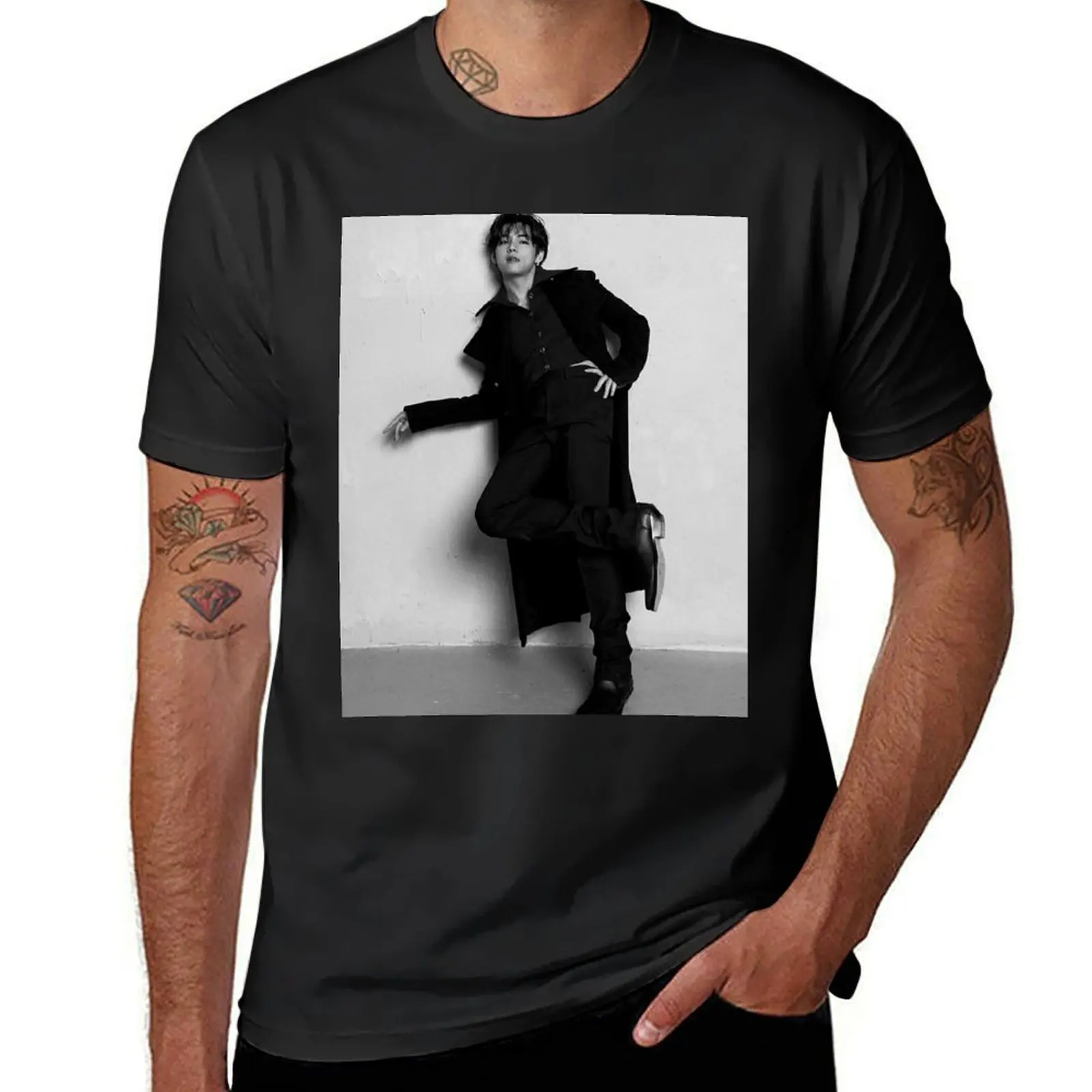 

V T-Shirt summer 2025 cute clothes custom t shirt clothes for men