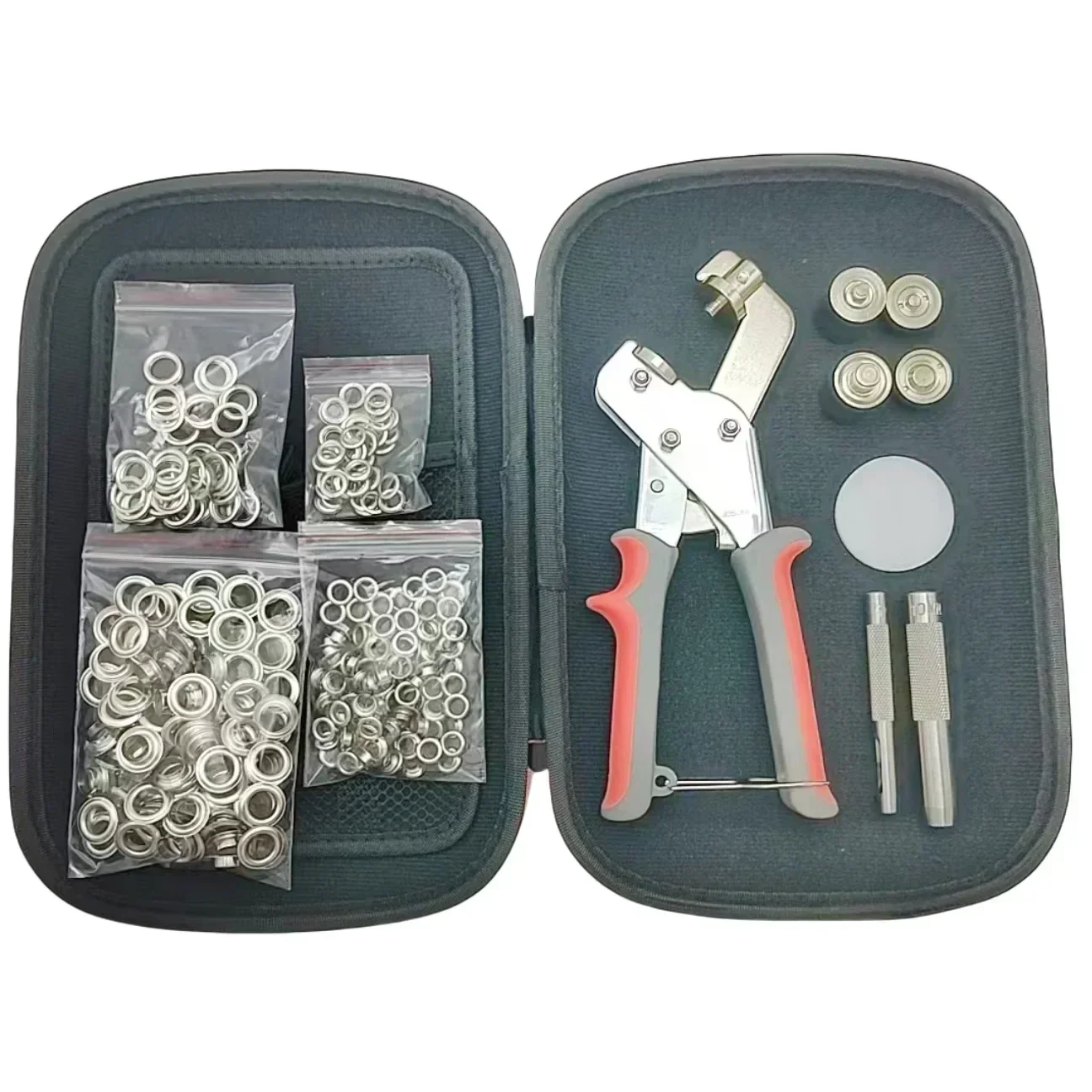 6/10mm Grommet Tool Kit Handheld Hole Punch Pliers Portable Grommet Hand Press Machine Manual Puncher Manual Gas Eye Pliers