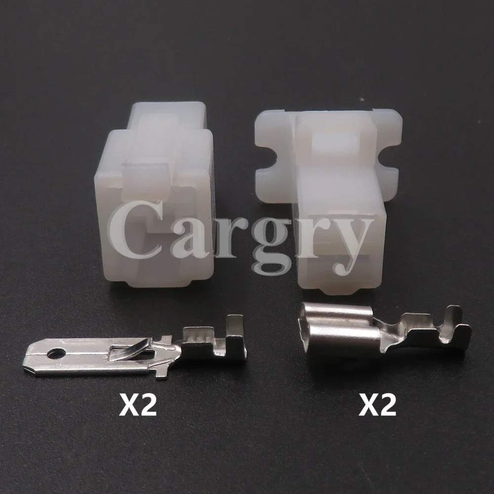 1 Set 2P 6120-3523 6110-4623 AC Assembly Auto Accessories Automobile Electric Wiring Plastic Housing Unsealed Connector - Detail 1