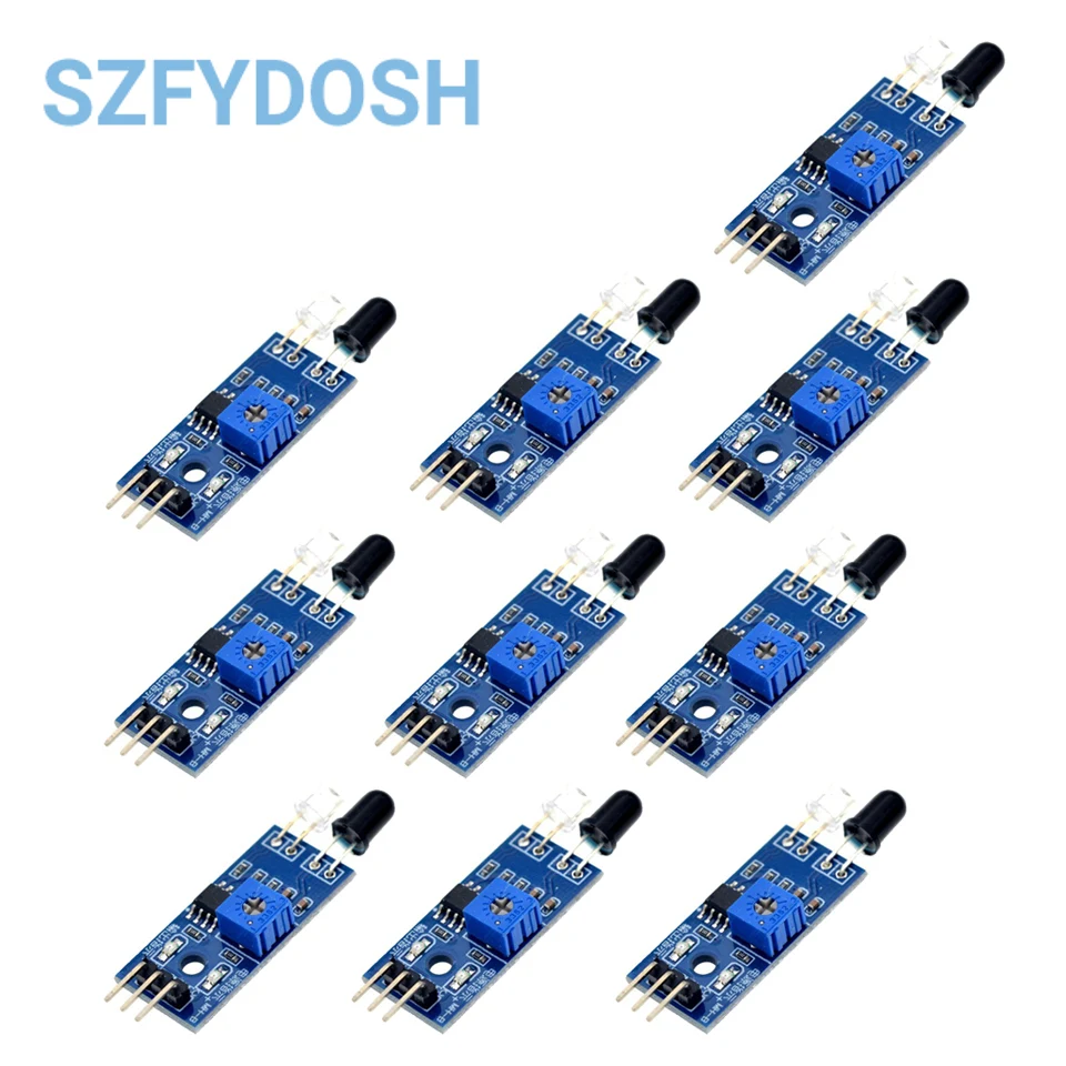 1/5/10pcs IR Infrared Obstacle Avoidance Sensor Module for Arduino Diy Smart Car Robot Reflective Photoelectric 3PIN