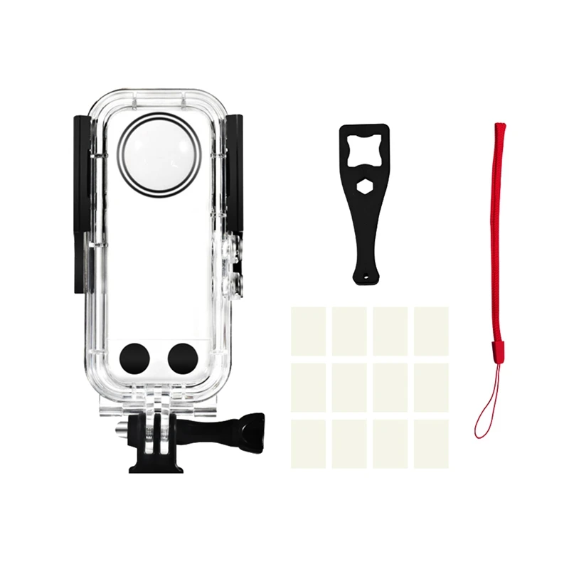 

Для Insta360 X3 Dive чехол водонепроницаемые корпуса подводная Защита Чехол панорамная Экшн-камера запасные части Аксессуары