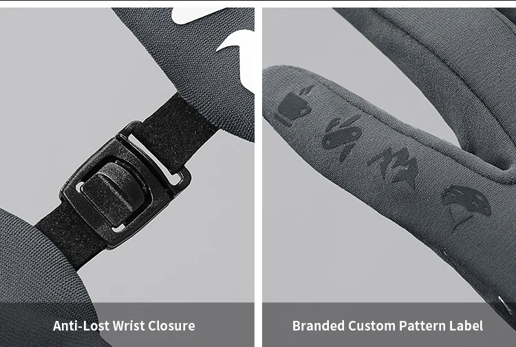 EVR Winter-Fahrradhandschuhe Touchscreen-fähig Thermo-Warm Straßen-Vollfingerhandschuhe Winddicht und Wasserdicht Fahrrad-Zubehör – Detail 13