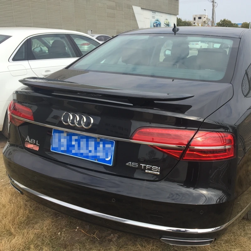 Spoiler Rear Wing For Audi A8 A6 A4 A3 Light High Quality  Material    bon Fiber Look