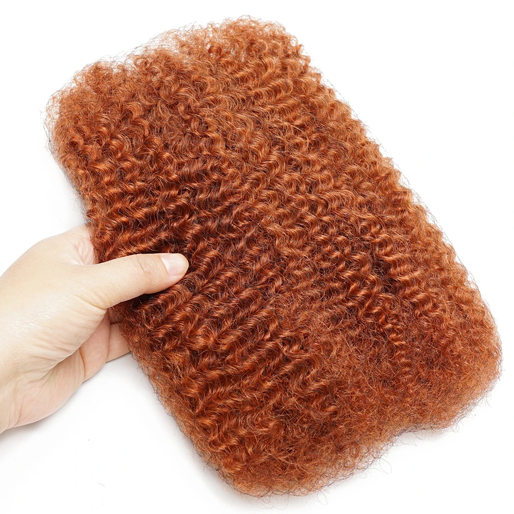 

Gemlong 30gram #350 Kinky Curly Wave Bulk Human Hair Brazilian Remy Braiding Hair Bulk for Braids Hair