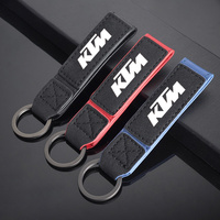 Suede Car Keychain Gift Pendant Anti-loss Key Ring Accessories For KTM Adventure 1050 Duke RC390 RC 125 200 250 390 690 990 1290